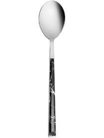 Resim Karaca Leda Siyah 6 Kişilik 36 Parça Çatal Kaşık Bıçak Takımı 