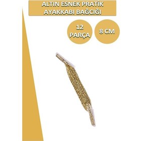 Resim Dopar Lucky Yassı Esnek Pratik Elastik Ayakkabı Bağcık 1 Çift 12 Parça 001 