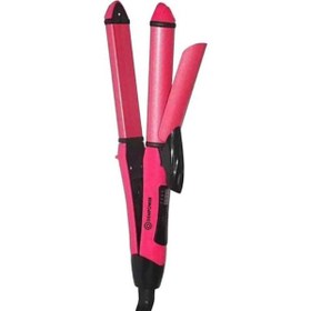 Resim Dem Power 2 In 1 Saç Düzleştirici & Saç Şekillendirici Saç Maşası Pembe Dem Power 