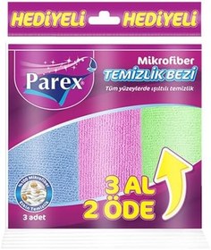 Resim Parex Mikrofiber Temizlik Bezi 3'lü Paket 