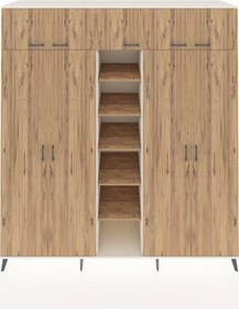 Resim Kronos Dolap 18 Raflı 9 Kapaklı 220x59x243 Aytaşı-çam/çam Atlas Çam/atlas Çam - Aytası 