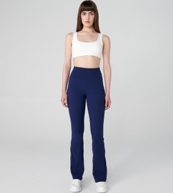 Resim UP&FIT Tayt Push Up Light Bootcut Night Blue - Night Blue / One Size 