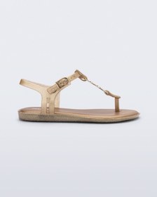 Resim Mini Melissa Kız Çocuk Simli Sandalet Altın 