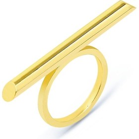 Resim Kuyumcudukkani Elişi Çubuklu Taşsız Yüzük-10359-g Gold 