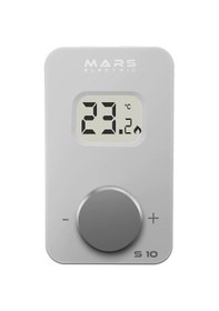 Resim Mars S10 Kablosuz Oda Termostatı Beyaz 