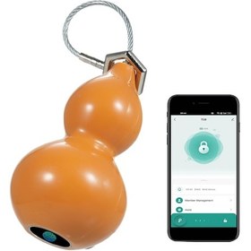 Resim Konesam Akıllı Parmak İzi Kilit - 20 Parmak İzi Kaydı, Tuya Uygulaması, Ip65 Su Geçirmez, Sarı T08d, Usb Şarjlı 