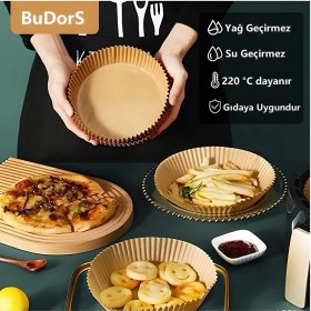Resim Fritöz Pişirme Kağıdı 50 Adet 