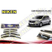 Resim Dacia Sandero Stepway Kromlu Cam Rüzgarlığı Niken 2013 Sonrası 