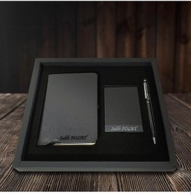 Resim Kişiye Özel Siyah Vip Set - 9X14 Not Defteri - Touch P 