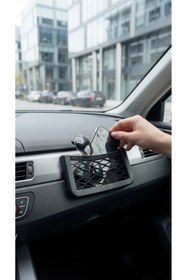 Resim BGULF Araba Torpido Telefon, Ruhsat, Anahtar, Kart vb. Tutucu Yapışkanlı File (15 X 8CM) 