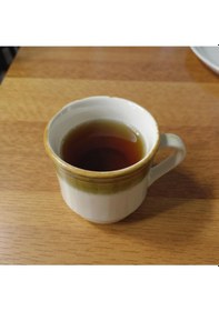 Resim Seramik Kahve Kupası Kahverengi-beyaz 