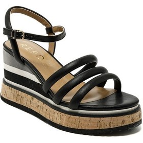 Resim Sandalet Kadın Diğer 63201-e5 Repo Nero Siyah 