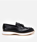 Resim Hotiç Erkek Deri Siyah Püskül Detaylı Loafer 02ayh305220a100 Siyah-black Siyah 