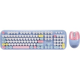Resim Everest KM-6284 Whisker Kablosuz Q Klavye Mouse Seti 