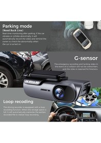 Resim Çeşithane 4k Ultra Hd Akıllı Araç İçi Kamera - Wi-fi Ve Gps Destekli, 24 Saat Park Monitörlü, Gece G 