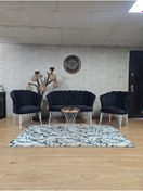 Resim SEVİNÇ MOBİLYA Beyaz Boyalı Tel Ayak Papatya Çay Seti Koltuk Takımı , Balkon, Salon, Ofis, Cafe Koltuk Takımı 