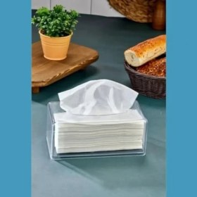 Resim Storemax Peçete Organizeri Şeffaf Peçetelik Peçete Düzenleyicimendil Peçete Kutusu Koyucu Mendil Kabı (2) 