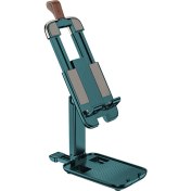 Resim Microsonic Masaüstü Ayarlanabilir Tablet ve Telefon Tutucu Stand Yeşil 