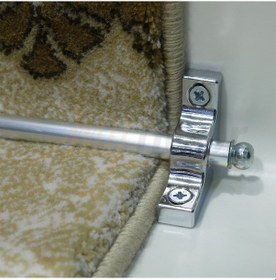 Resim Myfloor Sert Plastik Halı Tutucu Merdiven Dip Çubuğu - Gri 90 cm 