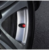 Resim Dianziye Abs Rhineştonlu Lastik Valf Kapağı, 4 Adet Kırmızı, Dirt Ve Sızıntıdan Koruma, Evrensel Uyumlu Arabalar, Motosikletler İçin 