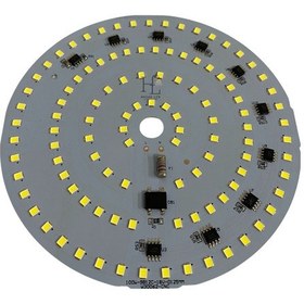 Resim 220 Volt 100 Watt Smd 2835 Ledli Hazır Projektör Ledi Beyaz Yuvarlak Pcb Avize Ledi 