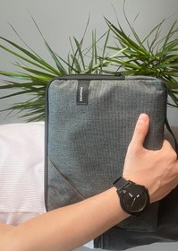 Resim Moserini Lenovo Tab E10 Tb-x104f 10.1" Smart Uyumlu Slim Tablet Çantası Gri 