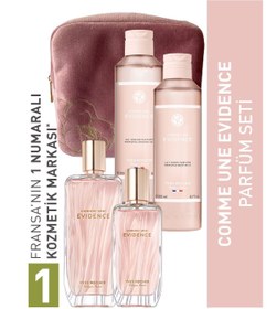 Resim Yves Rocher Comme Une Evidence Kadife Çantalı Parfüm - Vücut Seti-9916720 