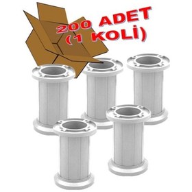 Resim Jumbo Mobilya Ayağı 10 Cm - Koltuk, Kanepe, Dolap Ve Baza İçin, Ayarlanabilir, 200 Adet Kirli Beyaz 