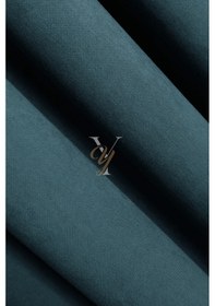 Resim Petek Fon Perde V-1036 Mavi Mavi 