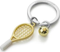 Resim Tenis Raketi Anahtarlık Gold Metalmorphose