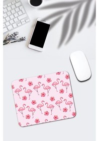 Resim Flamingo Temalı Mouse Pad Mousepad 
