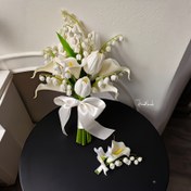 Resim 1 Demet Canlı Gibi Suni Lale + Zambak + Orkideler, Plastik, Kapaksız, Sonbahar Düğünleri ve Nişan için Uygundur, Noel, Cadılar Bayramı, Paskalya, Ev Dekorasyonu, Masa, Çeşitli Oda Tipleri, DIY Gelini Buketi Merkezi 