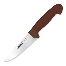 Resim Sinerji Fingerprint No 2 Plastik Saplı Kasap Bıçağı, 16.5 cm, Kahverengi 