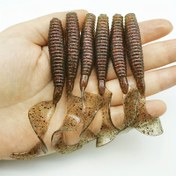 Resim 6 Adet Yumuşak Balık Yemi, 7.7cm/4.5g Bionik Yüzücü, Bass Trout Için Açık Hava Balıkçılık Aksesuarları 
