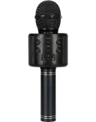 Resim Dofolink Siyah Bt Kablosuz Mikrofon Ve Hoparlör Kombinasyonu, Üç Katlı Gürültü Azaltma, Tf Kart Desteği, Profesyonel Karaoke Deneyimi, Çok Cihaz Uyumlu 