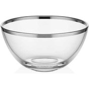 Resim Decorium Cam Kase 23,50 Cm Daliıa Platın M04182 