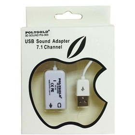 Resim Polygold PG-303 7.1 USB Ses Kartı 