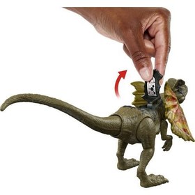 Resim Jurassic World İz Sürücü Dinozor Figürleri HLN63-HTK65 