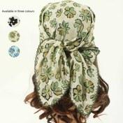 Resim 1 adet Kadın Moda Retro Y2K Çiçekli Küçük Kare Başörtüsü Seyahat ve Günlük Seyahat Eşleştirme için Uygun 