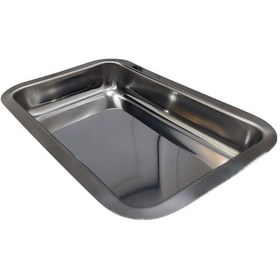 Resim Labbakkal Laboratuvar Paslanmaz Çelik Tepsi 29x19cm 