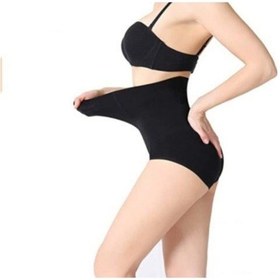 Resim Slip Yüksek Bel Korse Siyah 