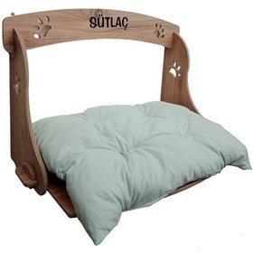 Resim Realwood Özel İsimli Çengelli Radyatör Kedi Yatağı 56 CM 