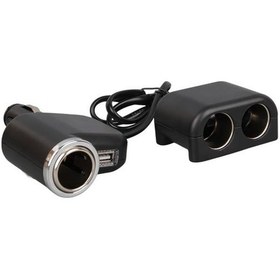 Resim Olesson 1526 12-24v Tek Usb Girişli 120w 80 Cm Kablolu 3'lü Araç Çakmak Çoklayıcı 