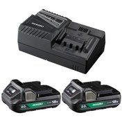 Resim Hikoki Uc18yfslwfz 18v/2.0ah Akü Ve Şarj Cihazı Kiti 