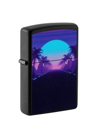 Resim Zippo Sunset Black Light Design Çakmak 