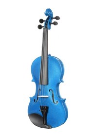 Resim Paganini 4/4 Tam Boy Mavi Renk Keman Seti-Kılıf-Yay-Reçine Dahil 