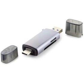 Resim shopwave Card Reader Usb3.0 + Type-C All In One Gri HDX7031 