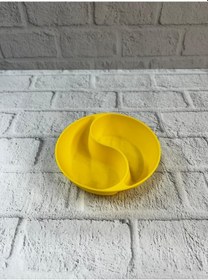 Resim Dekoratif Sarı Çerezlik Kase 4 Lü Set 3x12 Cm 