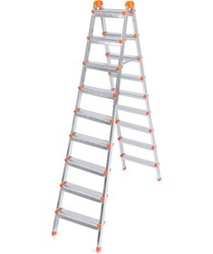 Resim 9+9 PROFİL ÇİFT ÇIKIŞLI MERDİVEN 