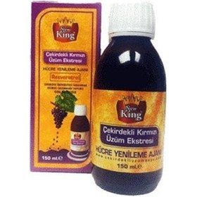 Resim New King Çekirdekli Kırmızı Üzüm Ekstresi 150 ML 